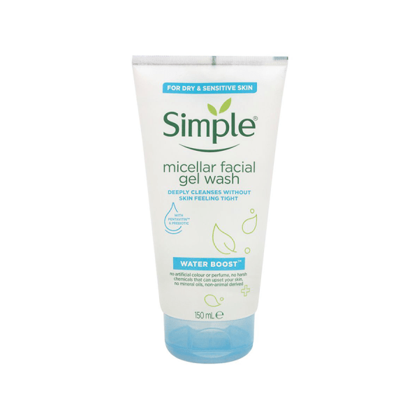 simple micellar facial gel wash