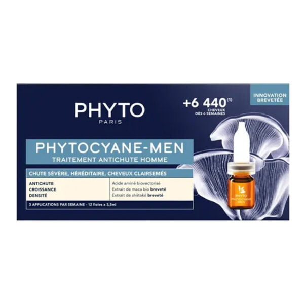 درمان ریزش موی پیشرونده فیتوسیان فیتو مردان Phyto Phytocyane Men Treatment Progressive Hair Los